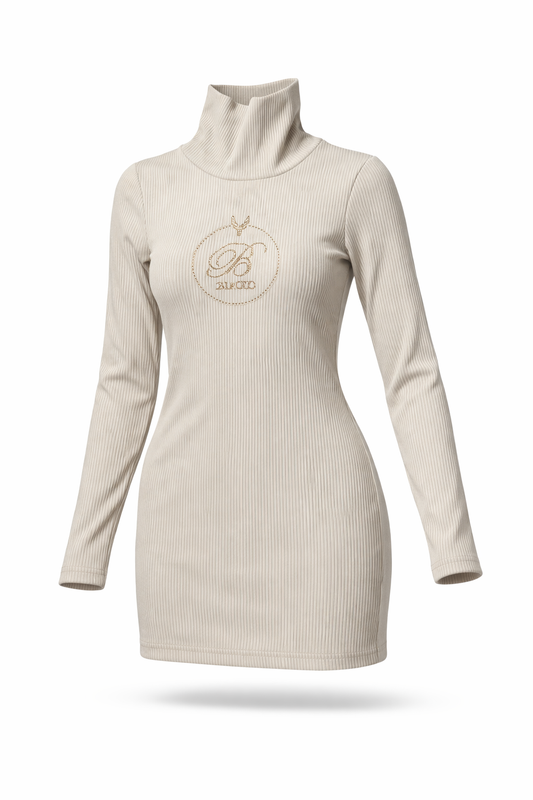 Maloo Ribbestrikket Kjole